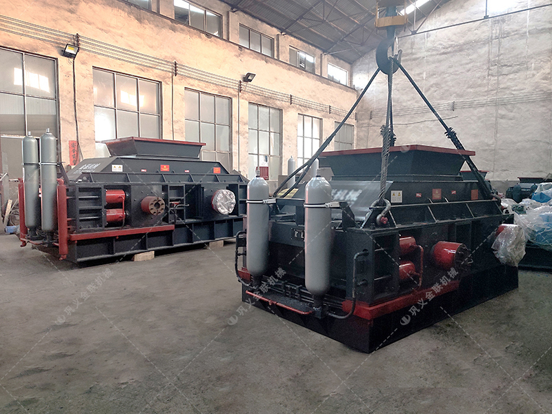 2PG1200x800液壓對輥制砂機發貨 石灰石制砂